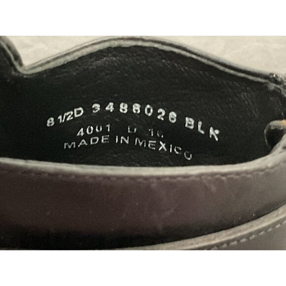 FRYE Rugged STONE CROSS STRAP Short Oil Resistant BLACK LEATHER BOOT 8.5 D - Picture 3 of 16